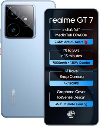 realme Gt 7 (Icesense Blue, 256 GB)