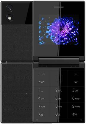 itel Flip 1 Keypad Mobile with Type C Charging| Leather Back | 1200 mAh Battery