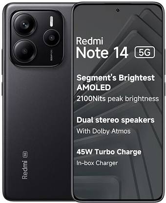 REDMI Note 14 5G (Titan Black, 128 GB)