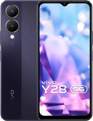 vivo Y28 5G (Crystal Purple, 128 GB)
