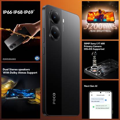 POCO X7 Pro 5G (Obsidian Black, 256 GB)