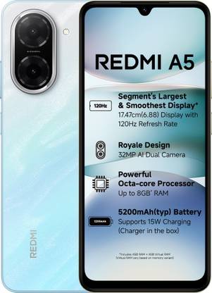 REDMI A5 (Pondicherry Blue, 128 GB)