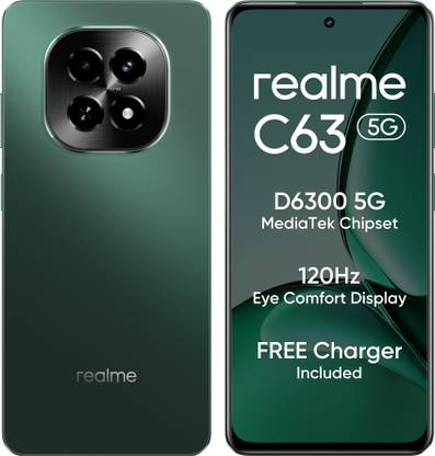 realme C63 5G Charger in the Box (Forest Green, 128 GB)