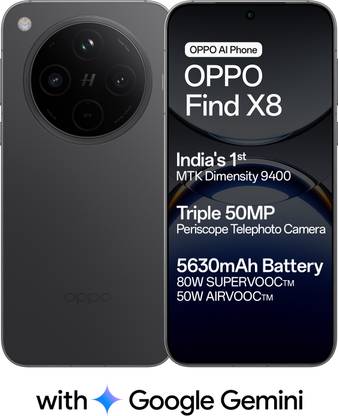OPPO Find X8 5G (Space Black, 256 GB)