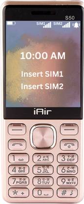IAIR S50 Dual Sim Keypad Phone | 2800 mAH Battery & Big 2.4 Inch Display