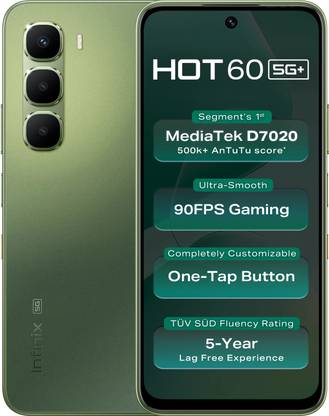 Infinix Hot 60 5G+ (Tundra Green, 128 GB)