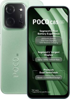 POCO C85 5G (Spring Green, 128 GB)