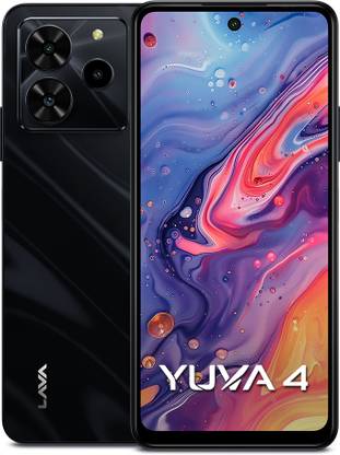 LAVA Yuva 4 (Glossy Black, 128 GB)