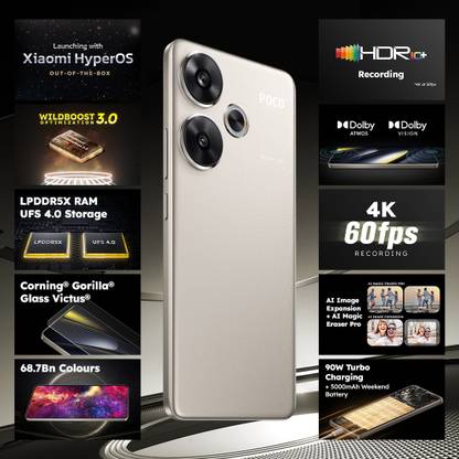 POCO F6 5G (Titanium, 256 GB)