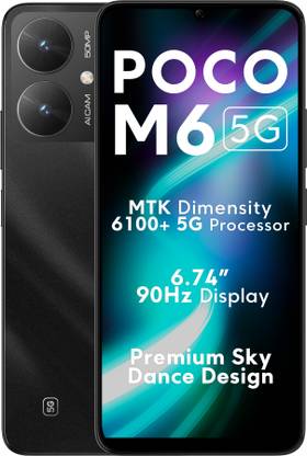 POCO M6 5G (Galactic Black, 128 GB)