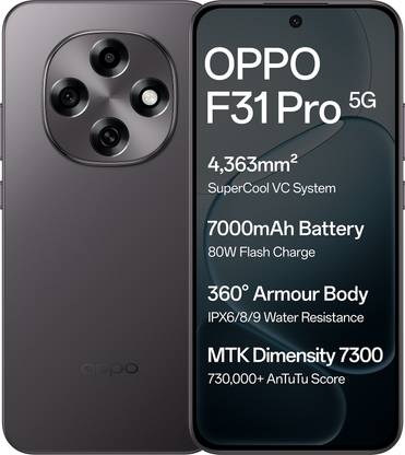 OPPO F31 Pro 5G (Space Grey, 128 GB)