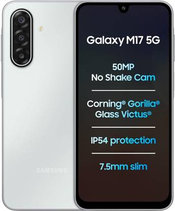 Samsung Galaxy M17 5G (Moonlight Silver, 128 GB)