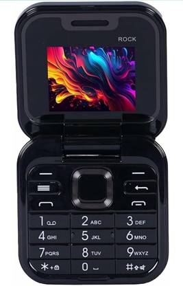 MTOUCH Rock X Flip Dual Sim Keypad Mobile with 1.8"Display Flip/Fold Call & SMS