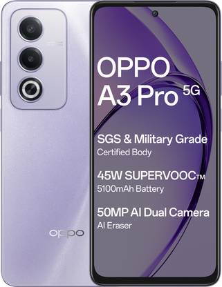 OPPO A3 Pro 5G (Moonlight Purple, 128 GB)
