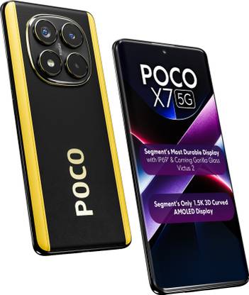 POCO X7 5G (Yellow, 128 GB)