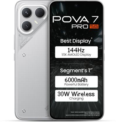 Tecno Pova 7 Pro 5G (Dynamic Grey, 256 GB)