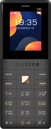 Cellecor C1i Dual Sim Feature Phone with Camera - Black