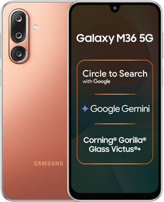 Samsung M36 5G (Orange Haze, 128 GB)