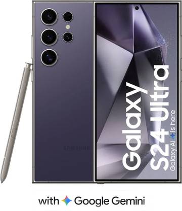 Samsung Galaxy S24 Ultra 5G (Titanium Violet, 256 GB)
