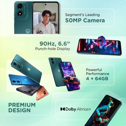 Motorola g04s (Sea Green, 64 GB)