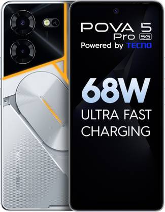 Tecno Pova 5 Pro 5G (Silver Fantasy, 256 GB)