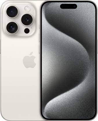 Apple iPhone 15 Pro (White Titanium, 1 TB)