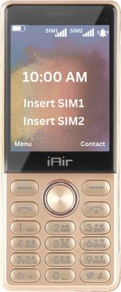 IAIR Y57 Dual Sim Keypad Phone | 2800 mAH Battery & Big 2.8 Inch Display