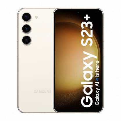 SAMSUNG Galaxy S23 Plus 5G (Cream, 256 GB)