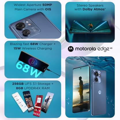 10 Best 5G smartphone under 25000 in Bengali 2 MOTOROLA EDGE 40 (smartphone under 25000)