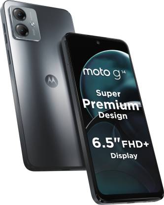Motorola g14 (Steel Gray, 128 GB)