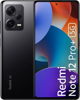 (with Flipkart Axis Credit Card) REDMI Note 12 Pro+ 5G (Obsidian Black, 256 GB)  (8 GB RAM)
