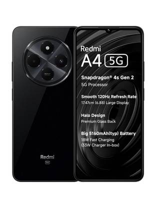 REDMI A4 5G (Starry Black, 128GB)