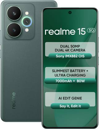realme 15 5G (Velvet Green, 256 GB)