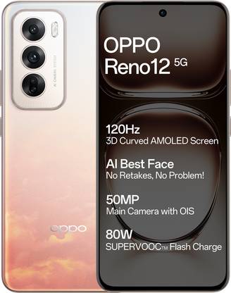 OPPO Reno 12 5G (Sunset Peach, 256 GB)