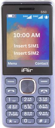 IAIR S50 Dual Sim Keypad Phone | 2800 mAH Battery & Big 2.4 Inch Display