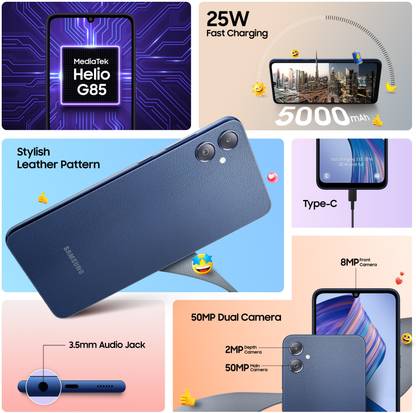 SAMSUNG Galaxy F05 (Twilight Blue, 64 GB)