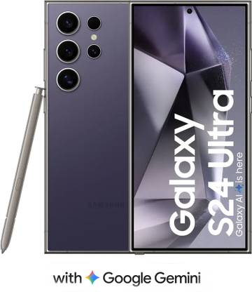Samsung Galaxy S24 Ultra 5G (Titanium Violet, 256 GB)