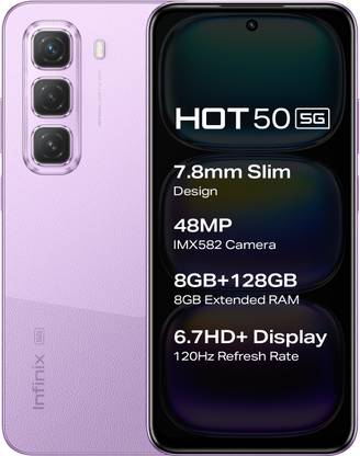 Infinix Hot 50 5G (Dreamy Purple, 128 GB)
