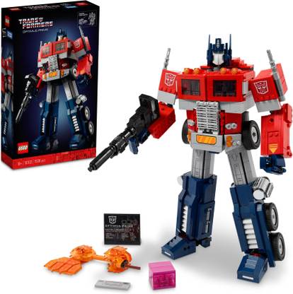 LEGO Icons Optimus Prime (1508 Blocks) Model Building Kit