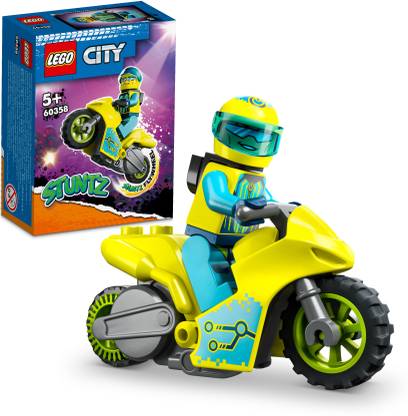 LEGO City Cyber Stunt Bike (13 Blocks) Model Building Kit