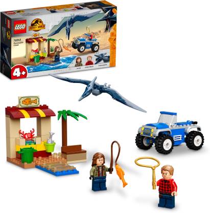 LEGO Jurassic World Pteranodon Chase (94 Blocks) Model Building Kit