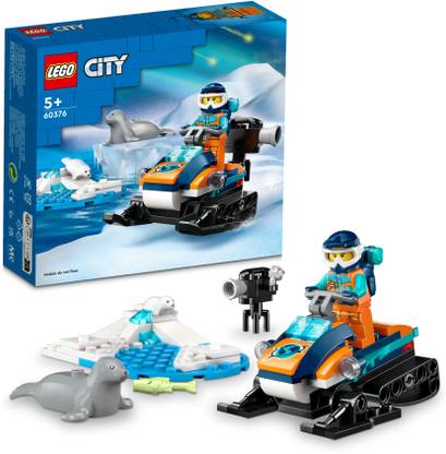 LEGO City Arctic Explorer Snowmobile (70 Blocks) Model Building Kit