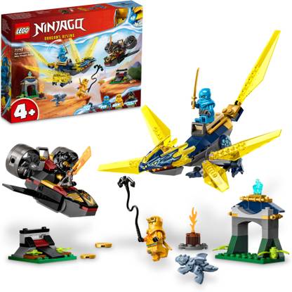LEGO Ninjago Nya and Arin's Baby Dragon Battle (157 Blocks) Model Building Kit