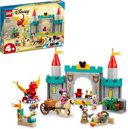 LEGO Mickey and Friends Castle Defenders (215 Blocks) Model Building Kit