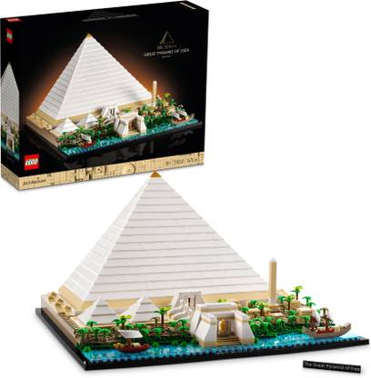 LEGO Architecture : Great Pyramid of Giza (1476 Blocks) Model Building Kit