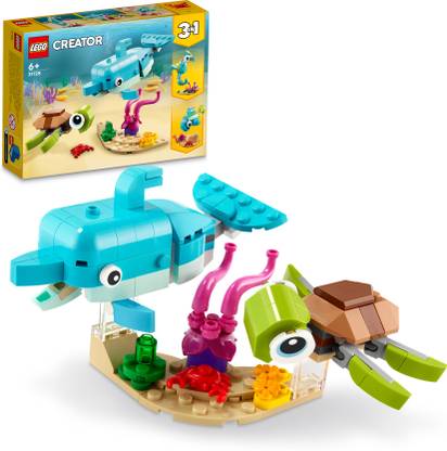 LEGO Creator 3-in-1 Dolphin and Turtle (137 Blocks)