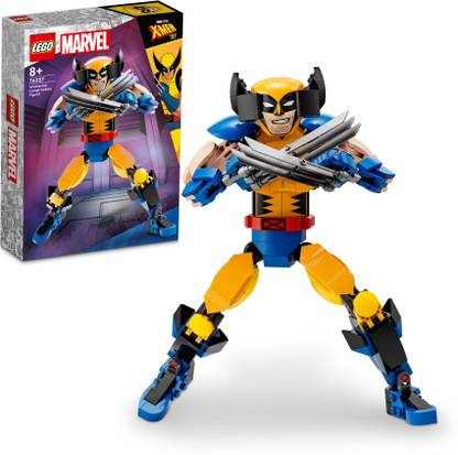LEGO Marvel Super Heroes Wolverine Construction Figure (327 Blocks) Model Building Kit