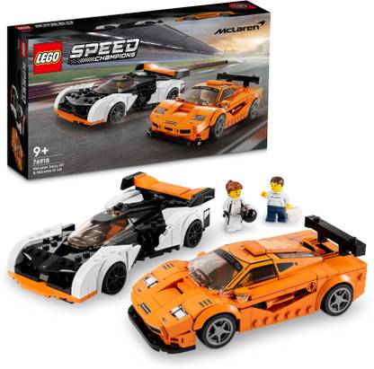 LEGO Speed Champions McLaren Solus GT & McLaren F1 LM (581 Blocks) Model Building Kit