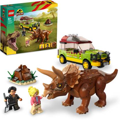 LEGO Jurassic World : Triceratops Research (281 Blocks) Model Building Kit