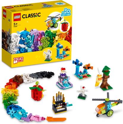 LEGO Classic Bricks & Functions (500 Blocks) Model Building Kit